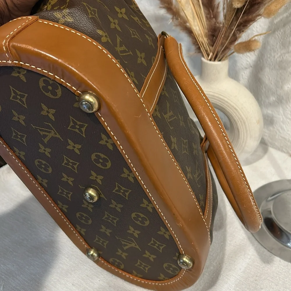 Louis Vuitton Monogram Pet Carrier with Cognac Trim